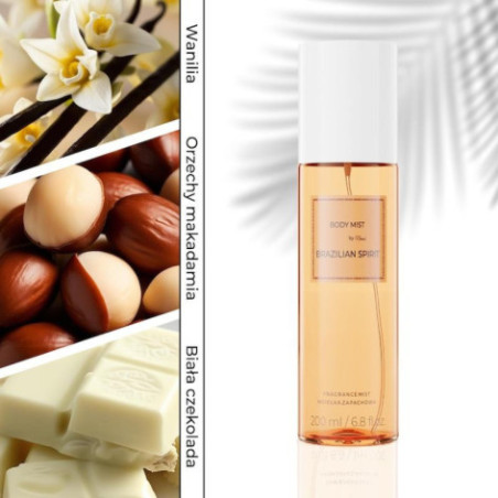 BRAZILIAN SPIRIT Body Mist by Neness | Podobne nuty: Sol de Janeiro 71 | waniliowa, czekoladowa, słodkla mgiełka zapachowa do ci