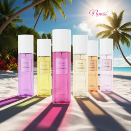 BRAZILIAN SPIRIT Body Mist by Neness | Podobne nuty: Sol de Janeiro 71 | waniliowa, czekoladowa, słodkla mgiełka zapachowa do ci