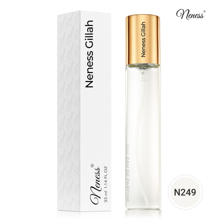N249. Neness Gillah | Podobne nuty: Gissah Helen | 33 ml | Perfumetki Unisex | Francuskie Perfumy Lane