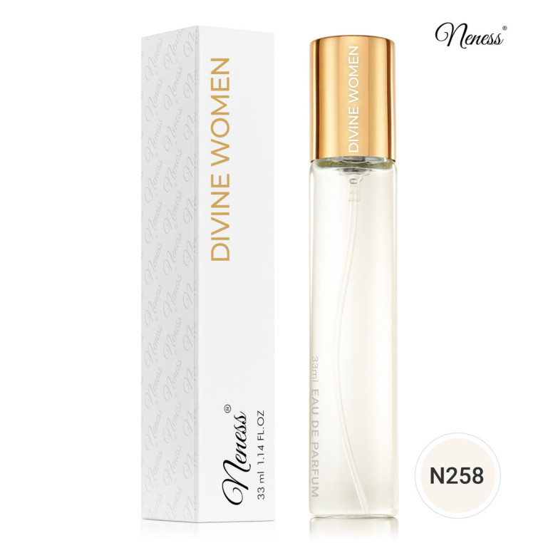 N258. Neness Divine Woman | Podobne nuty: Creed Aventus For Her | 33 ml | Perfumetki Damskie | Francuskie Perfumy Lane