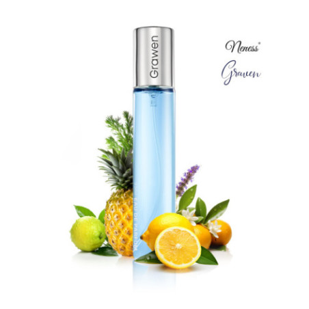 N314. Neness Grawen | Podobne nuty: Azzaro Chrome | 33 ml | Perfumetki męskie | Francuskie Perfumy Lane
