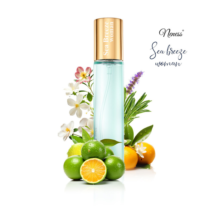 N002. Neness Sea Breeze Woman | Podobne nuty: Giorgio Armani Acqua Di Gio | 33 ml | Perfumetki Damskie | Francuskie Perfumy Lane