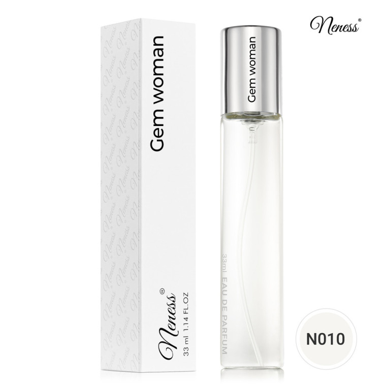N010. Neness Gem Woman | Podobne nuty: Emporio Armani Diamonds | 33 ml | Perfumetki Damskie | Francuskie Perfumy Lane