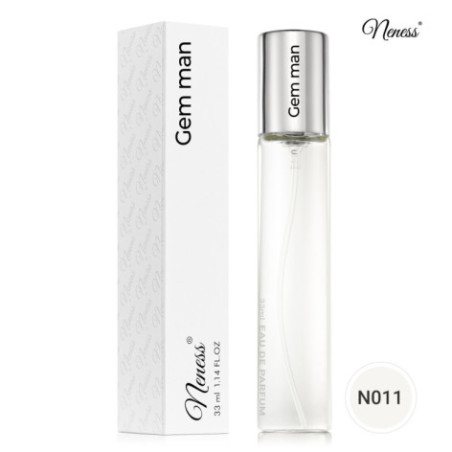 N011. Neness Gem Man | Podobne nuty: Emporio Armani Diamonds | 33 ml | Perfumetki Męskie | Francuskie Perfumy Lane