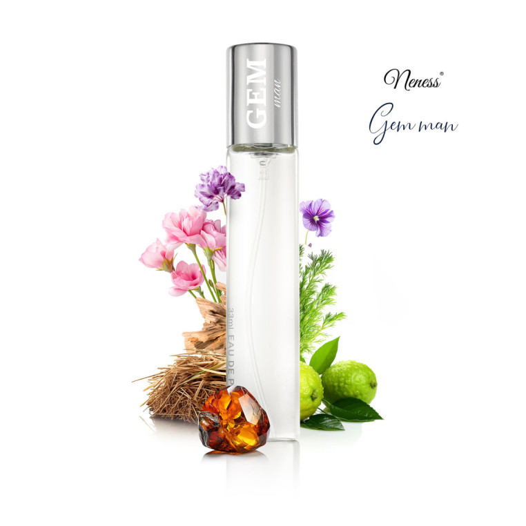 N011. Neness Gem Man | Podobne nuty: Emporio Armani Diamonds | 33 ml | Perfumetki Męskie | Francuskie Perfumy Lane