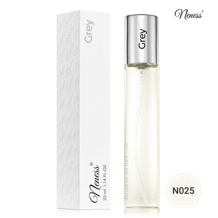 N025. Neness Grey | Podobne nuty: Hugo Boss Bottled Men | 33 ml | Perfumetki Męskie | Francuskie Perfumy Lane