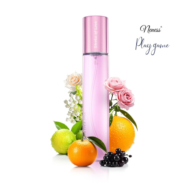 N048. Neness Stroke Of Love | Podobne nuty: Cacharel Amor Amor | 33 ml | Perfumetki Damskie | Francuskie Perfumy Lane