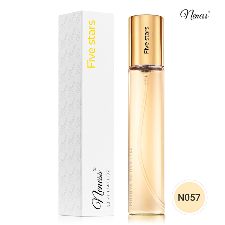 N057. Neness Five Stars | Podobne nuty: Coco Chanel No. 5 | 33 ml | Perfumetki Damskie | Francuskie Perfumy Lane