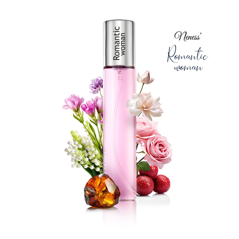 N089. Neness Romantic Woman | Podobne nuty: Chloe  Chloe  | 33 ml | Perfumetki Damskie | Francuskie Perfumy Lane