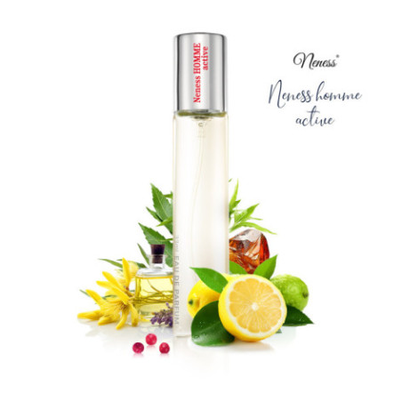 N110. Neness Homme Active | Podobne nuty: Christian Dior Homme Sport | 33 ml | Perfumetki Męskie | Francuskie Perfumy Lane