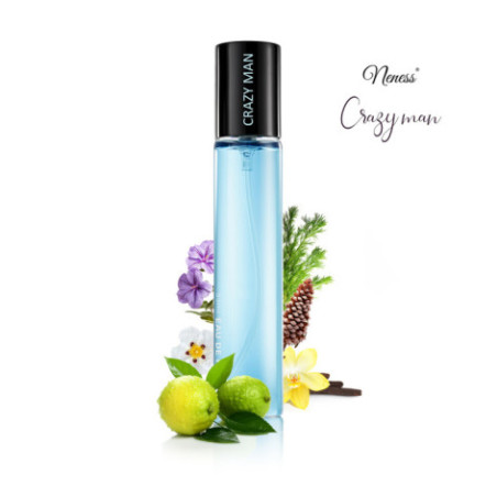 N114. Neness Crazy Man | Podobne nuty: Christian Dior Sauvage | 33 ml | Perfumetki Męskie | Francuskie Perfumy Lane