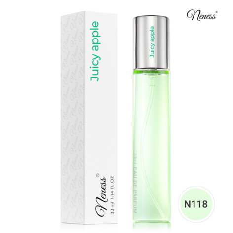 N118. Neness Juicy Apple | Podobne nuty: Dkny Be Delicious | 33 ml | Perfumetki Damskie | Francuskie Perfumy Lane