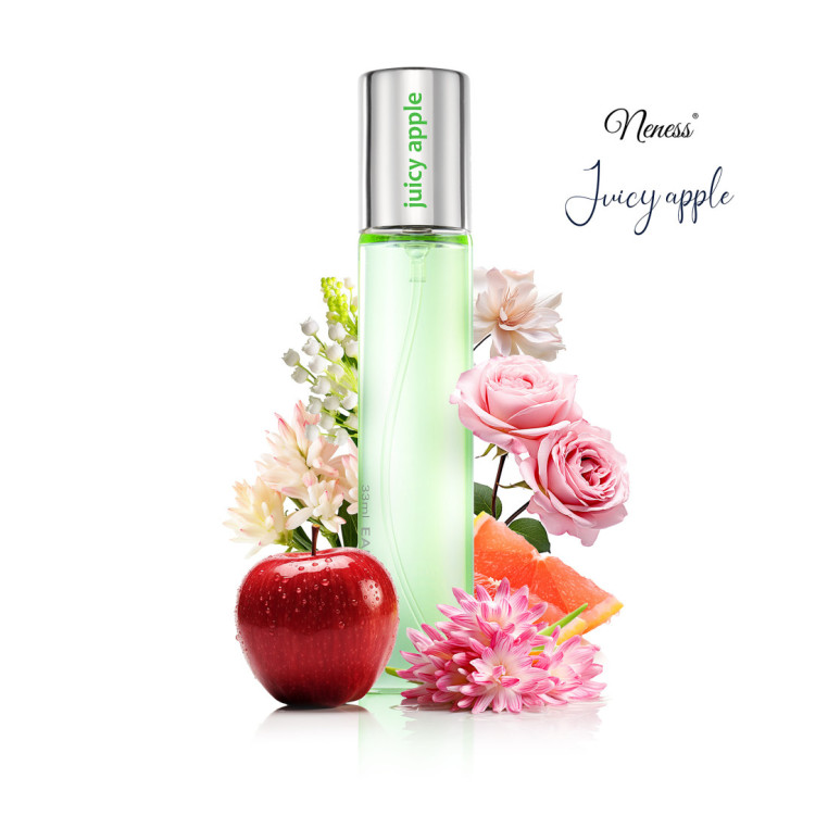 N118. Neness Juicy Apple | Podobne nuty: Dkny Be Delicious | 33 ml | Perfumetki Damskie | Francuskie Perfumy Lane