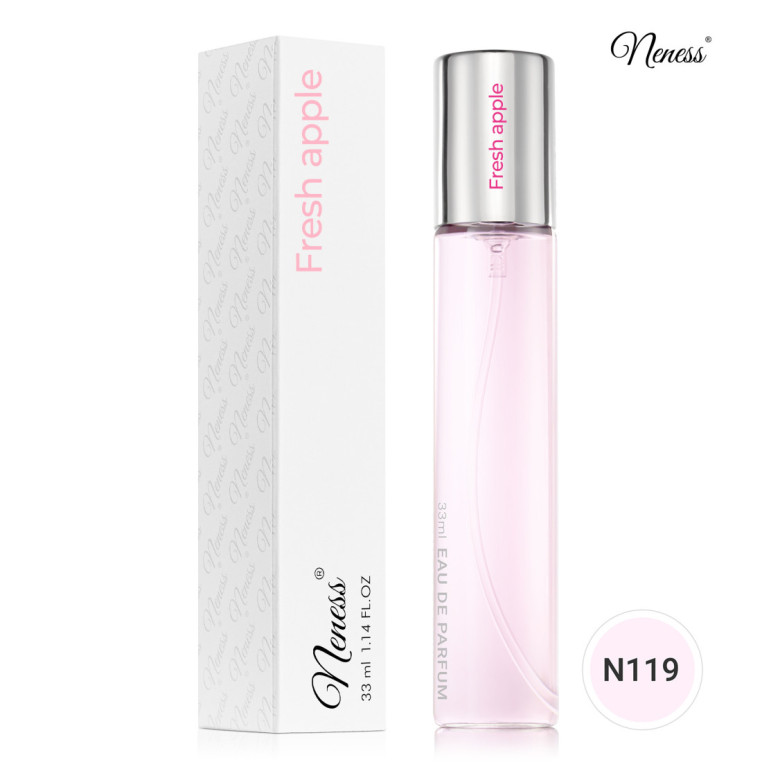 N119. Neness Fresh Apple | Podobne nuty: Dkny Be Delicious Fresh Blossom | 33 ml | Perfumetki Damskie | Francuskie Perfumy Lane