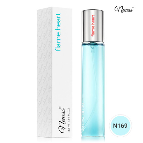 N169. Neness Flame Heart | Podobne nuty: Moschino I Love Love | 33 ml | Perfumetki Damskie | Francuskie Perfumy Lane