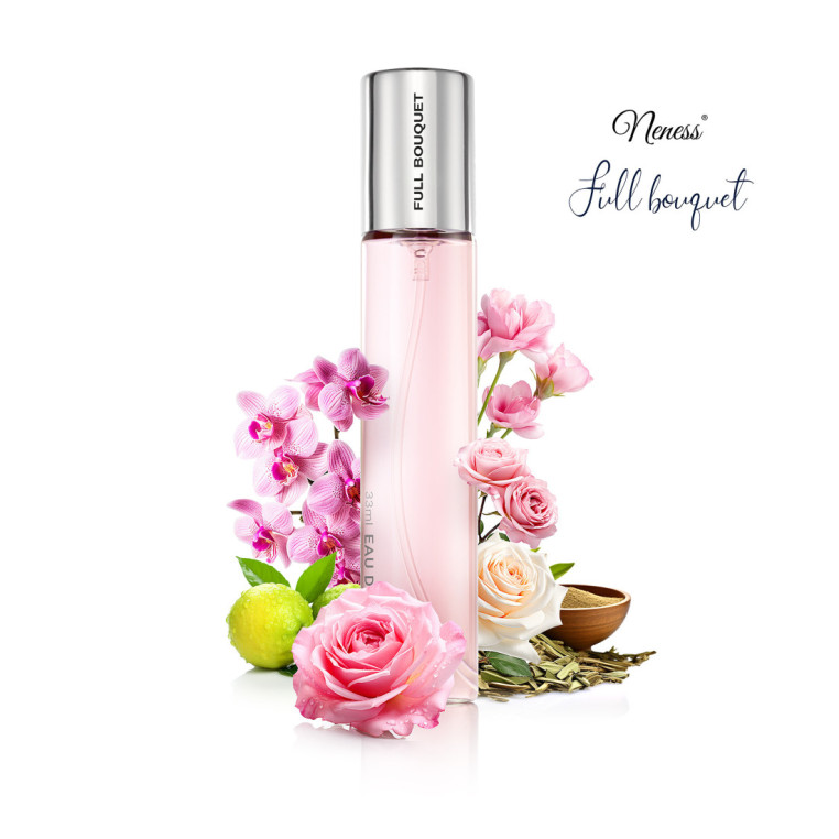N188. Neness Full Bouquet | Podobne nuty: Viktor&Rolf Flowerbomb | 33 ml | Perfumetki Damskie | Francuskie Perfumy Lane