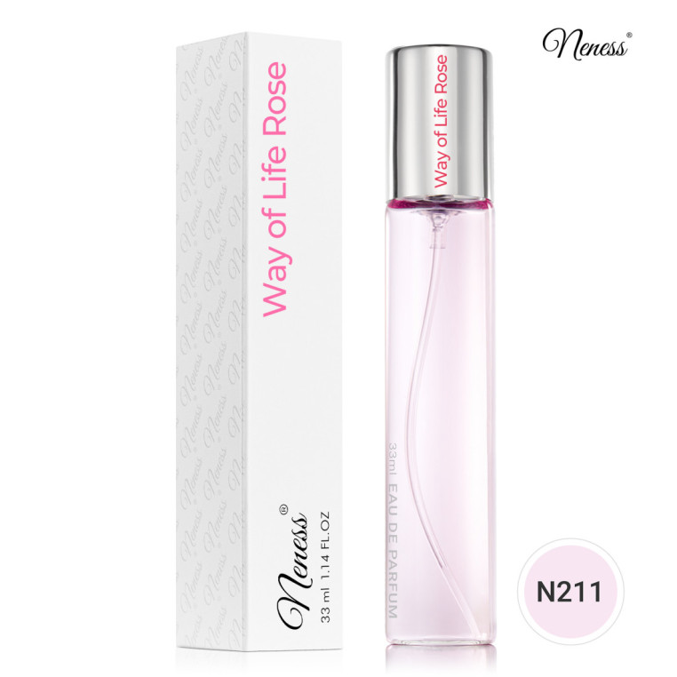N211. Neness Way Of Life Rose | Podobne nuty: Lancome La Vie Est Belle Rose | 33 ml | Perfumetki Damskie | Francuskie Perfumy La
