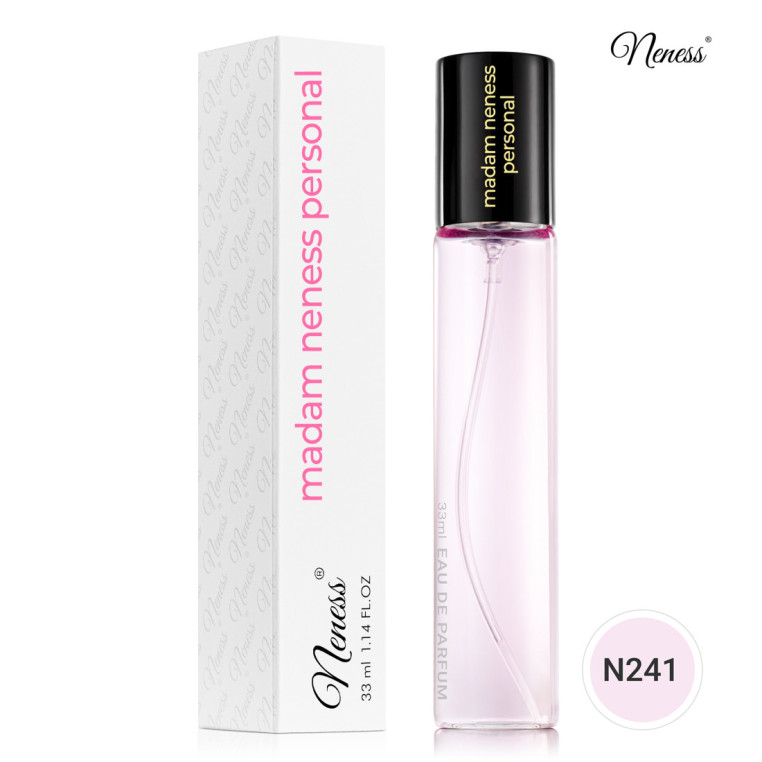 N241. Neness Madam Neness Personal | Podobne nuty: Chanel  Mademoiselle L'Eau Privee | 33 ml | Perfumetki Damskie | Francuskie P