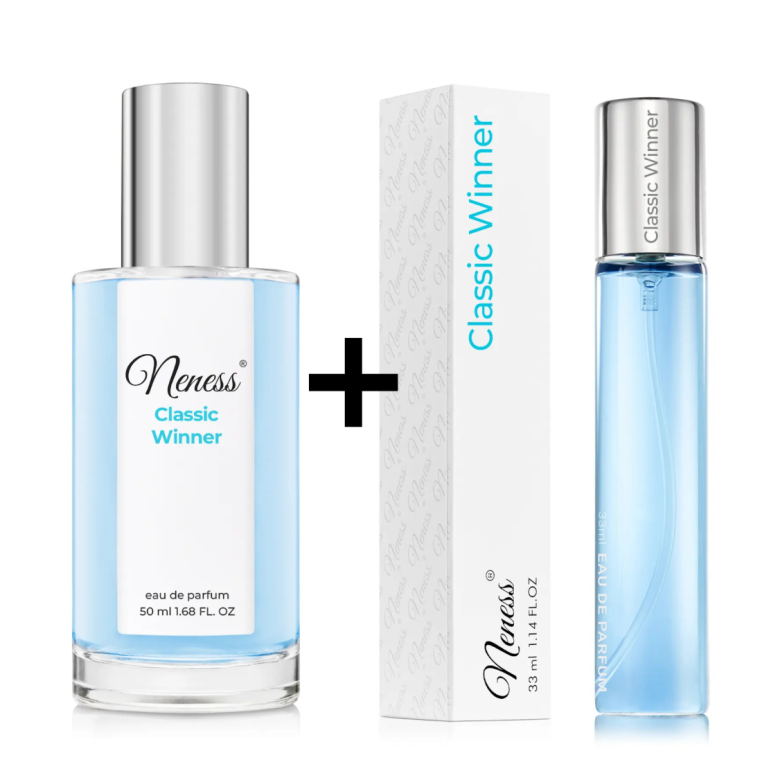 N175. Neness Classic Winner - Zestaw 1+1: 50 ml + 33 ml | Podobne nuty: Paco Rabanne Invictus | Perfumy Męskie | Francuskie Perf
