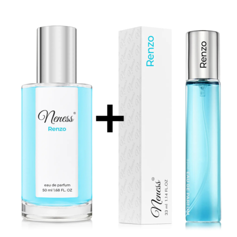 N059. Neness Bleu Celeste - Zestaw 1+1: 50 ml + 33 ml | Podobne nuty: Coco Chanel Bleu De Chanel | Perfumy Męskie | Francuskie P