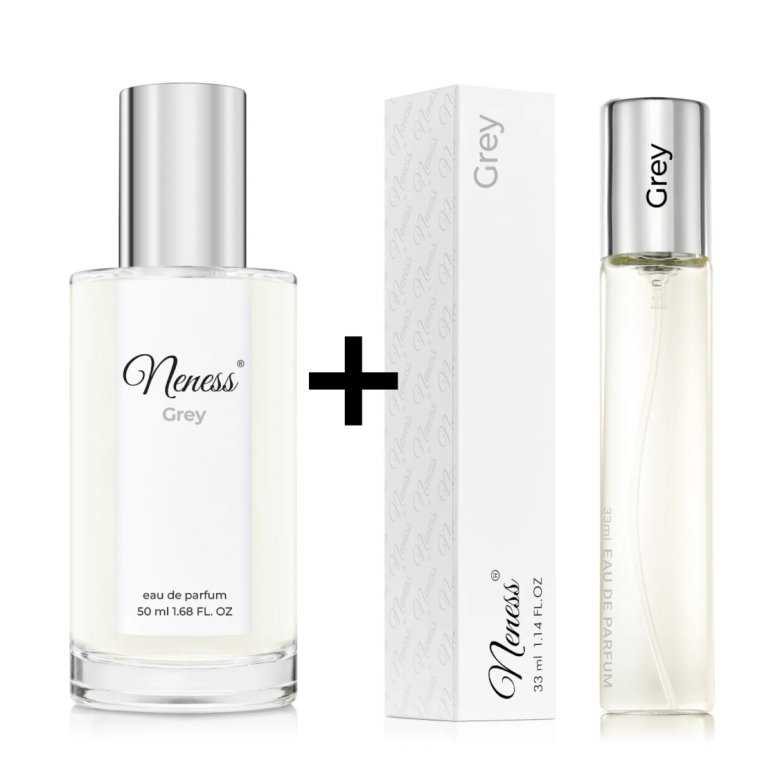 N025. Neness Grey - Zestaw 1+1: 50 ml + 33 ml | Podobne nuty: Hugo Boss Bottled Men | Perfumy Męskie | Francuskie Perfumy Lane |