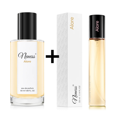 N164. Neness Nexora - Zestaw 1+1: 50 ml + 33 ml | Podobne nuty: Lancome Tresor La Nuit | Perfumy Damskie | Francuskie Perfumy La