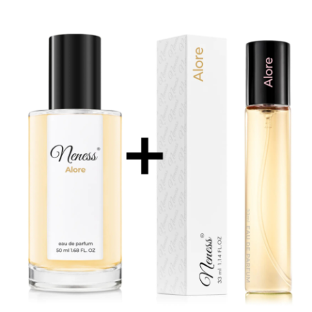 N164. Neness Nexora - Zestaw 1+1: 50 ml + 33 ml | Podobne nuty: Lancome Tresor La Nuit | Perfumy Damskie | Francuskie Perfumy La