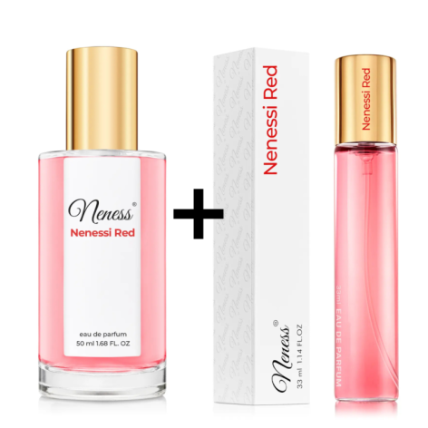 N201. Nenessi RED - Zestaw 1+1: 50 ml + 33 ml | Podobne nuty: Giorgio Armani Si Passione | Perfumy Damskie | Francuskie Perfumy 