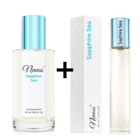 N092. Neness Sapphire Sea - Zestaw 1+1: 50 ml + 33 ml | Podobne nuty: Dolce & Gabbana Light Blue | Perfumy Damskie | Francuskie 