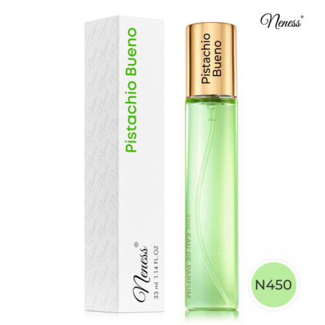 N450. Neness Pistachio Bueno | Podobne nuty: Sol de Janeiro 62 | 33 ml | Perfumetki damskie | zamiennik mgiełki