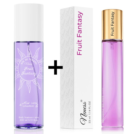 Fruit Fantasy | Podobne nuty: Victoria's Secret Love Spell | 200ml + 33ml | Zestaw mgiełka + perfumetka