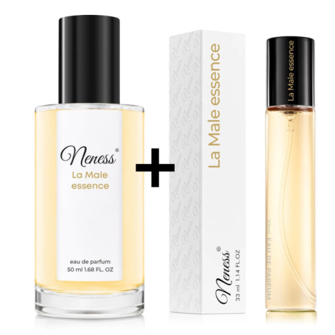 N357. Neness La Male Essence Zestaw - 50 ml + 33 ml | Podobne nuty: Jean Paul Gaultier La Male Elixir | Perfumetki Damskie | Fra
