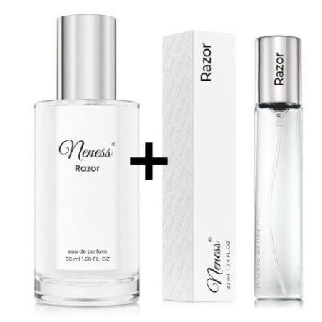 N295. Neness Razor Zestaw - 50 ml + 33 ml | Podobne nuty: Yves Saint Laurent (YSL) Myslf| Perfumetki Męskie | Francuskie Perfumy