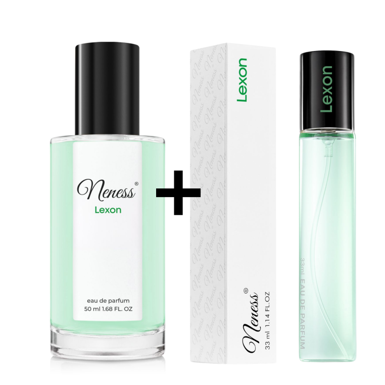 N459. Neness Lexon  Zestaw 33 ml + 50 ml | Podobne nuty: Prada Paradigme | Perfumetki Damskie | Francuskie Perfumy Lane