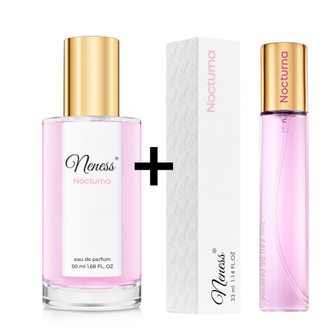 N458. Neness Nocturna Zestaw 50ml + 33ml | Podobne nuty: Carolina Herrera LA BOMBA | Perfumetki Damskie | Francuskie Perfumy