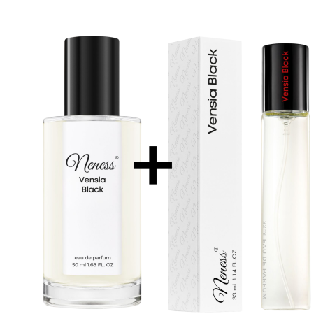 N460. Neness Vensia Black Zestaw - 50  | Podobne nuty: Givenchy L'Interdit Absolu | Perfumetki Damskie | Francuskie Perfumy Lane