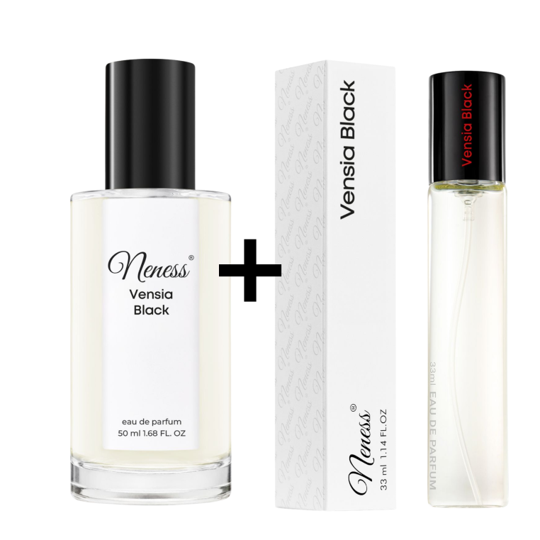 N460. Neness Vensia Black Zestaw - 50  | Podobne nuty: Givenchy L'Interdit Absolu | Perfumetki Damskie | Francuskie Perfumy Lane