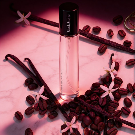 N199. Neness Black Stone | Podobne nuty: YSL Black Opıum | 33 ml | Perfumetki Damskie | Francuskie Perfumy Lane