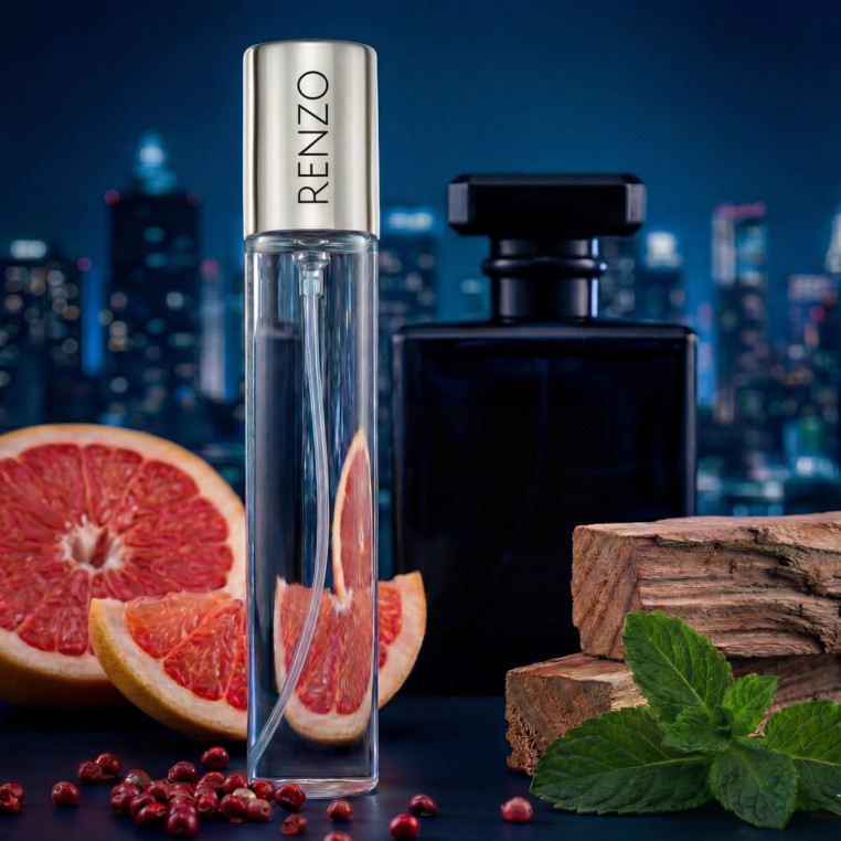 N059. Neness Renzo | Podobne nuty: Coco Chanel Bleu De Chanel | 33 ml | Perfumetki Męskie | Francuskie Perfumy Lane