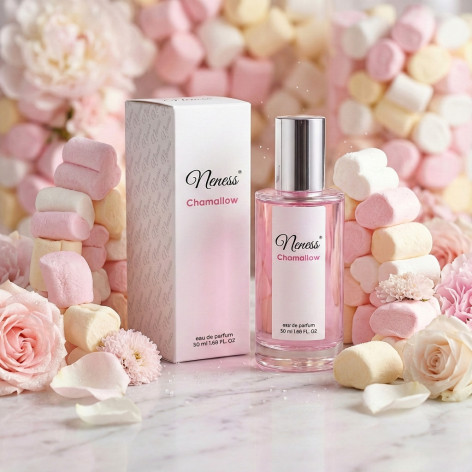 N438. Neness Chamallow | Podobne nuty: Kayali yum boujee Marshmallow 2024 | 50 ml | Perfumetki Damskie | Francuskie Perfumy Lane