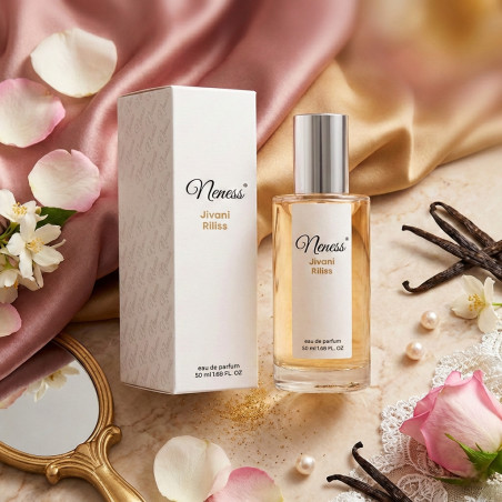 N435. Neness Jivani Riliss | Podobne nuty: Jimmy Choo Illicit | 50 ml | Perfumetki Damskie | Francuskie Perfumy Lane