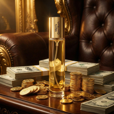 N335. Neness Men's Gold Rush | Podobne nuty: Paco Rabanne Million Gold | 33 ml | Perfumetki męskie | Francuskie Perfumy Lane