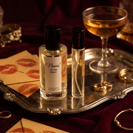 N460. Neness Vensia Black Zestaw - 50  | Podobne nuty: Givenchy L'Interdit Absolu | Perfumetki Damskie | Francuskie Perfumy Lane