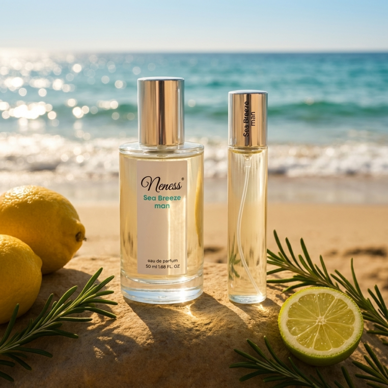 N003. Neness Sea Breeze Man - Zestaw 1+1: 50 ml + 33 ml | Podobne nuty: Giorgio Armani Acqua Di Gio | Perfumy Męskie | Francuski