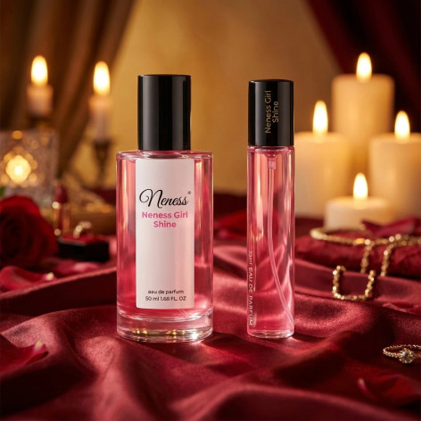 N329. Neness Girl Shine - Zestaw 1+1: 50 ml + 33 ml | Podobne nuty: Carolina Herrera Very Good Girl Glam | Perfumy damski