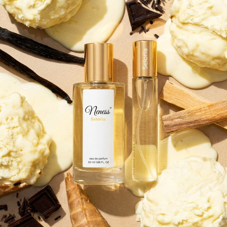 N296. Neness Seloria - Zestaw 1+1: 50 ml + 33 ml | Podobne nuty: Tom Ford Vanilla Sex | Perfumy Unisex | Francuskie Perfumy Lane