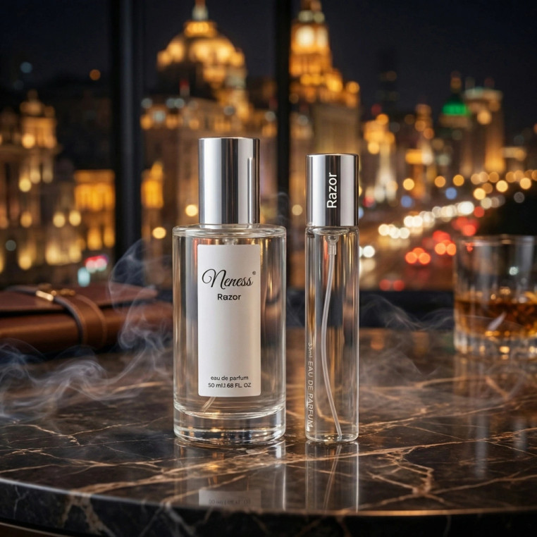 N295. Neness Razor Zestaw - 50 ml + 33 ml | Podobne nuty: Yves Saint Laurent (YSL) Myslf| Perfumetki Męskie | Francuskie Perfumy