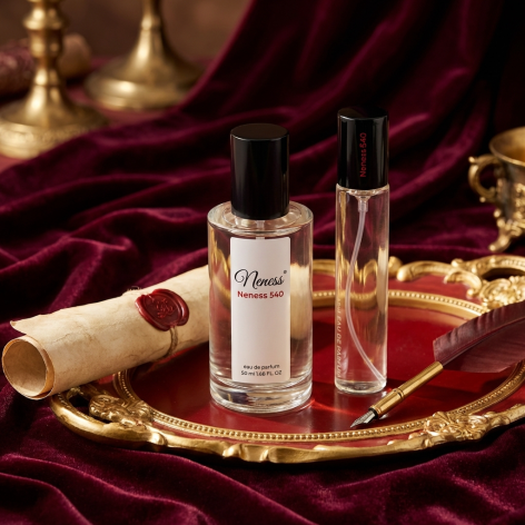 N245. Neness 540 - Zestaw 1+1: 50 ml + 33 ml | Podobne nuty: Maison Francis Kurkdjian Paris Baccarat Rouge 540 | Perfumy Unisex 