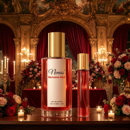 N201. Nenessi RED - Zestaw 1+1: 50 ml + 33 ml | Podobne nuty: Giorgio Armani Si Passione | Perfumy Damskie | Francuskie Perfumy 