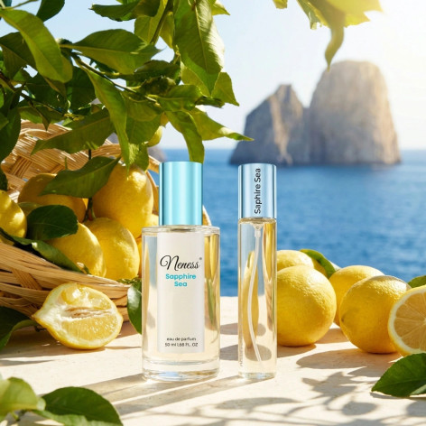 N092. Neness Sapphire Sea - Zestaw 1+1: 50 ml + 33 ml | Podobne nuty: Dolce & Gabbana Light Blue | Perfumy Damskie | Francuskie 